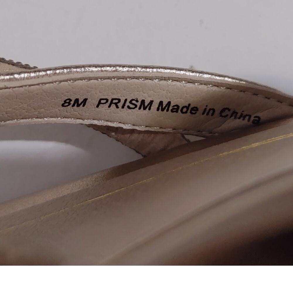 Vionic Prism Sandals Gold Metallic Rhinestone Women's 8M Comfort Slide Orthotic - Picture 8 of 8